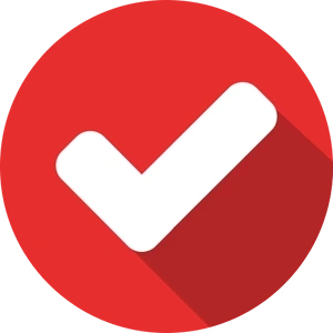 Red Checkmark Icon